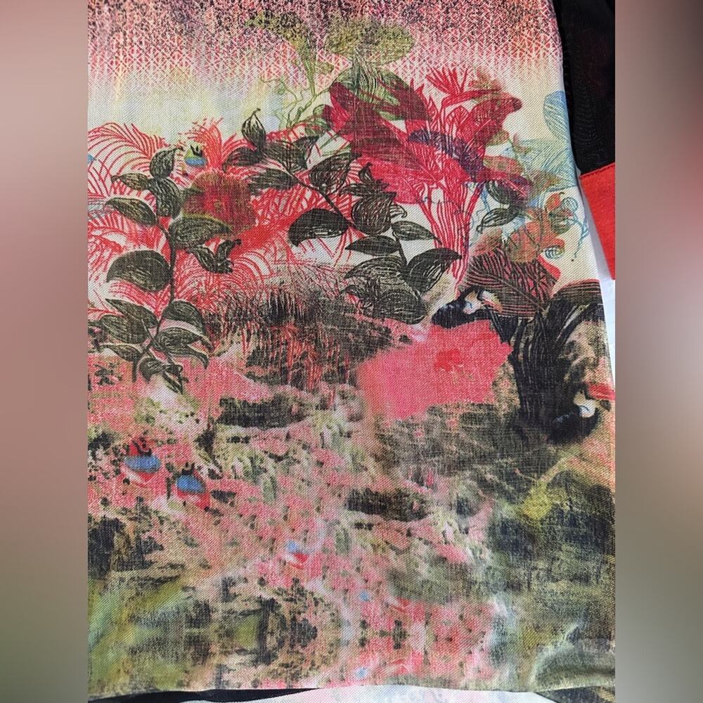 Fits and Ginger Jungle Pattern Tunic L - Picture 4 of 8